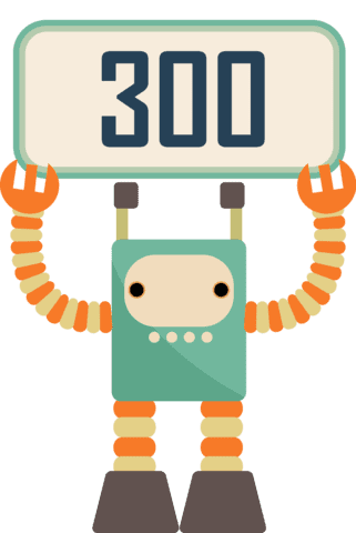 300 robot coins