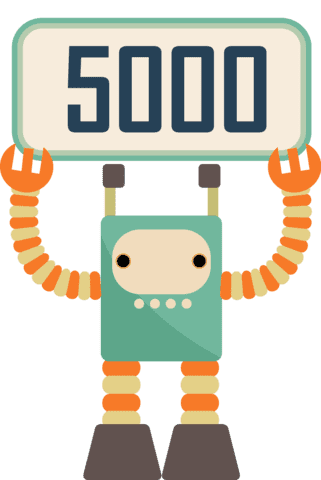 5000 robot coins